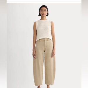 Everlane The Way High Curve Jean Garment-dyed Tan size 27